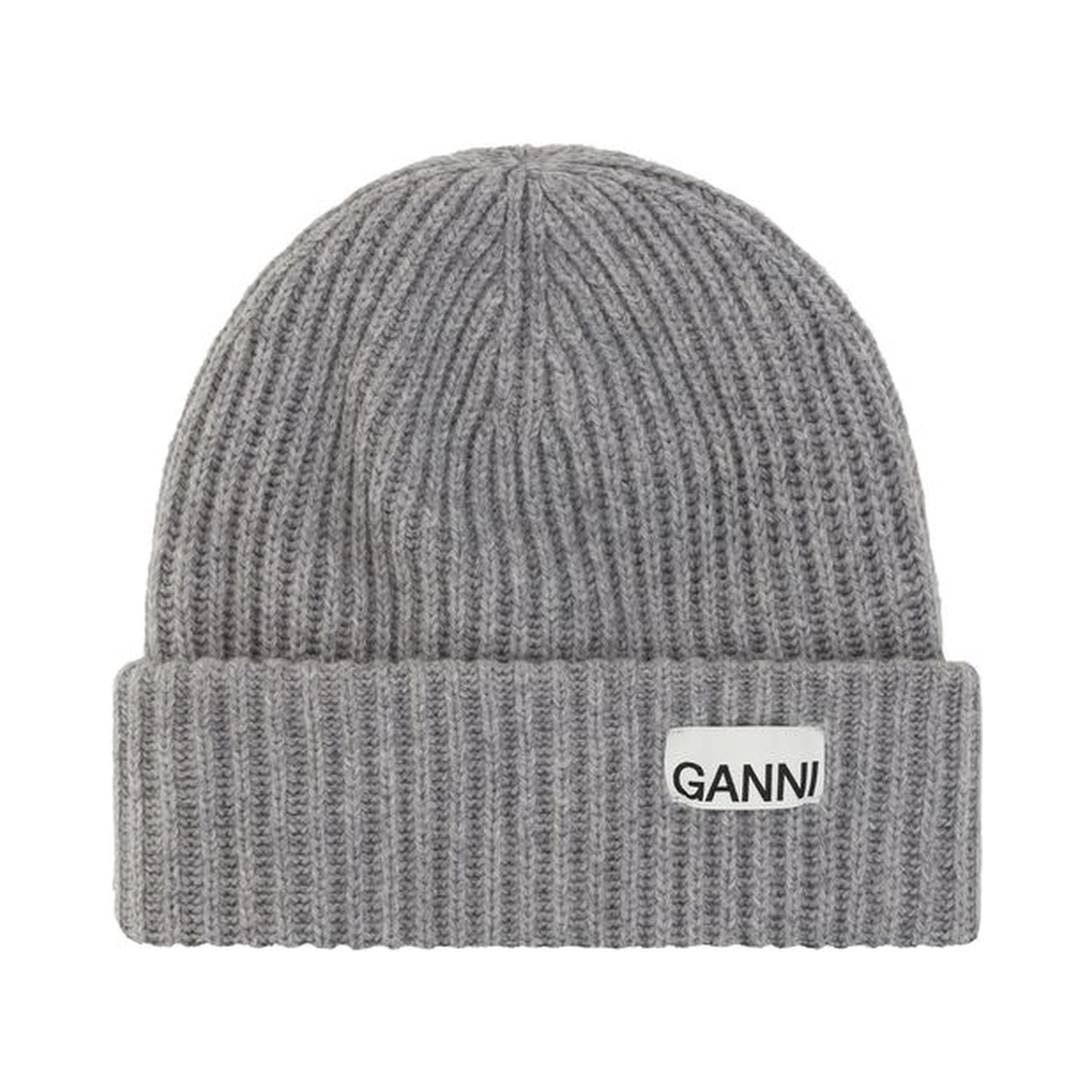 Gray Wool Beanie