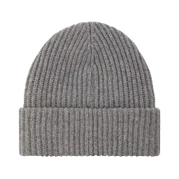 Gray Wool Beanie