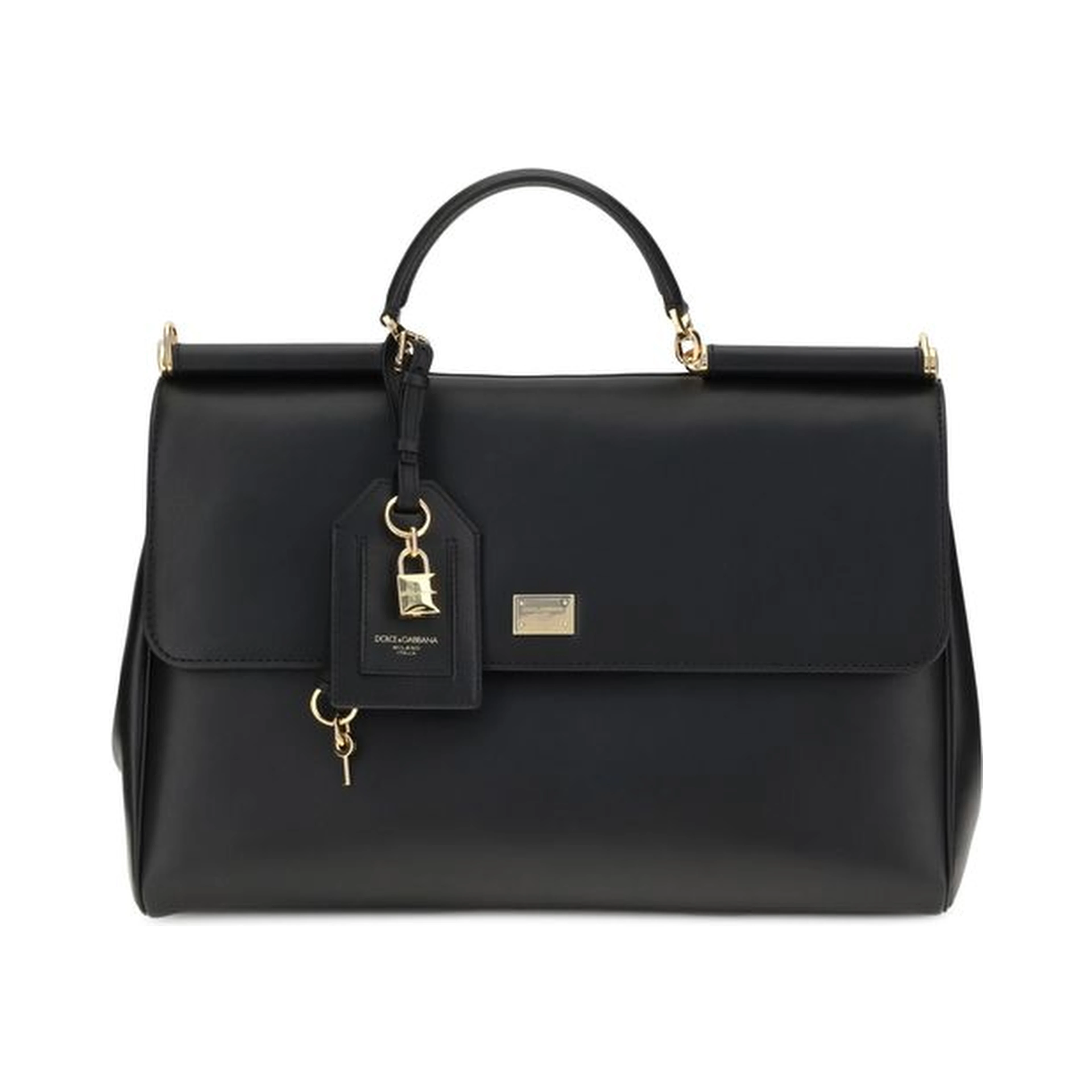 Black Calf Leather Bos Taurus Shoulder Bag