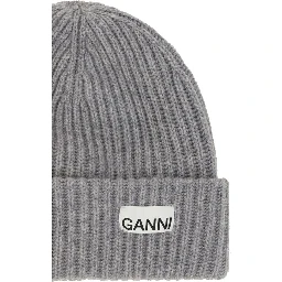 Gray Wool Beanie
