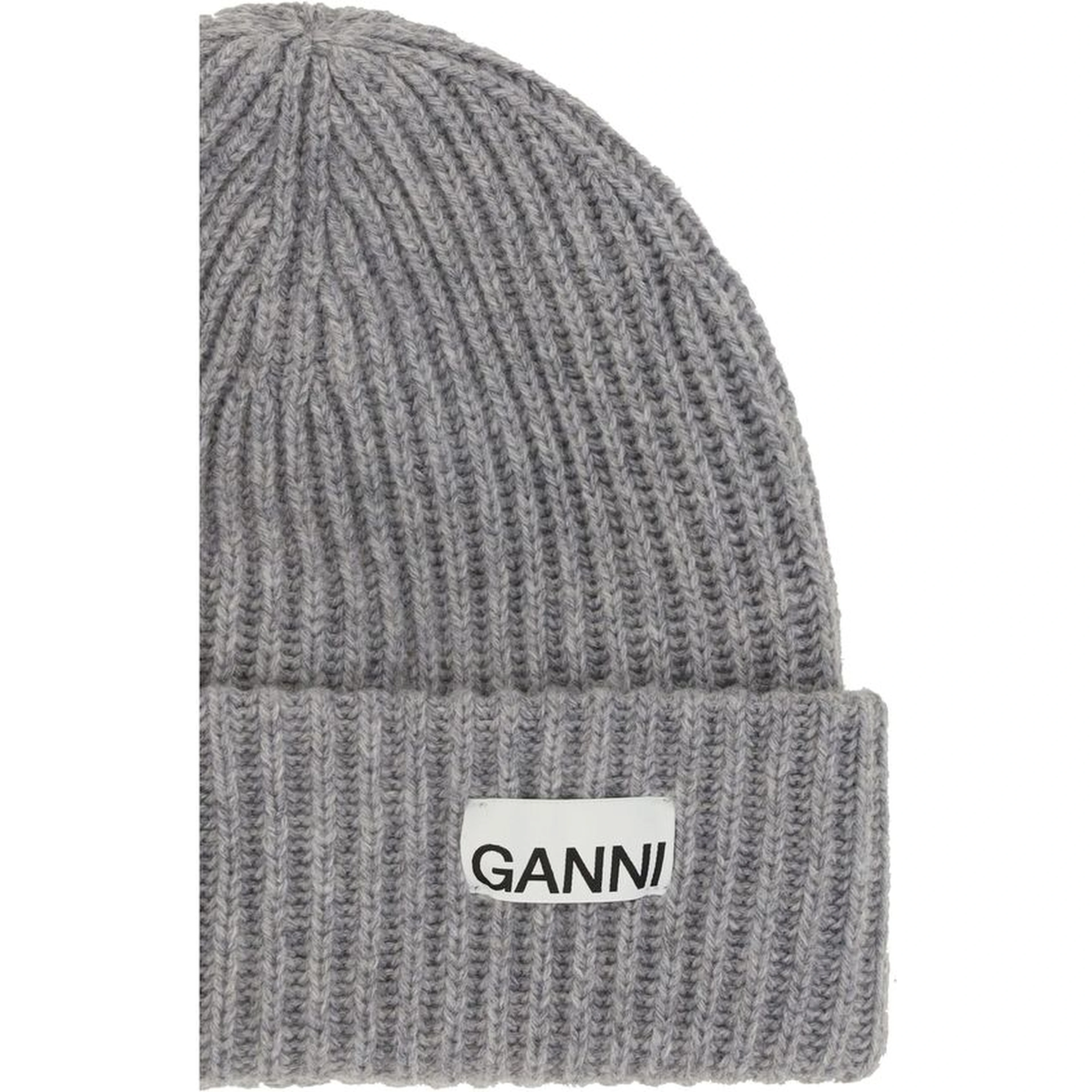 Gray Wool Beanie