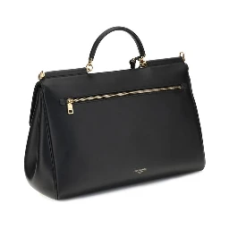Black Calf Leather Bos Taurus Shoulder Bag