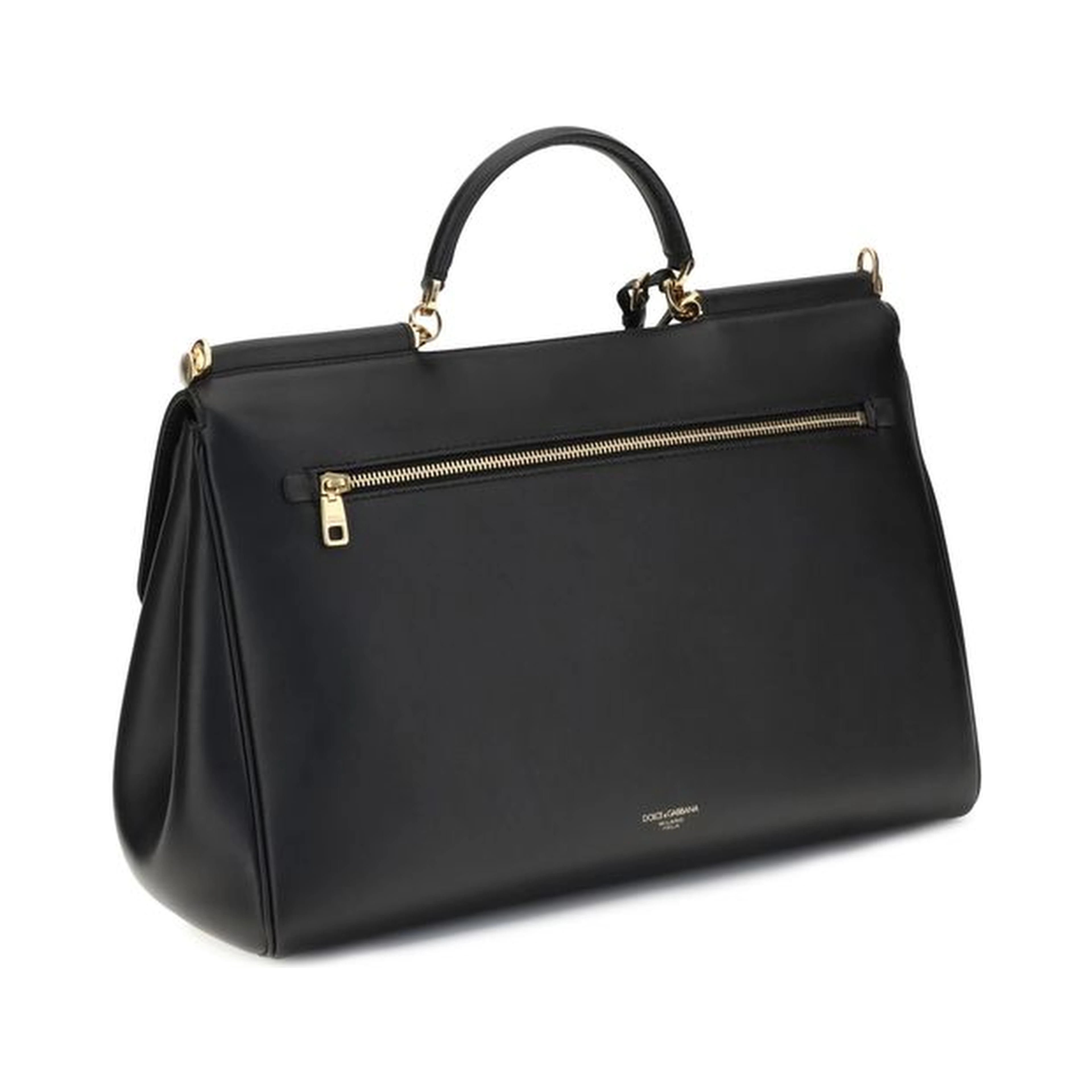 Black Calf Leather Bos Taurus Shoulder Bag
