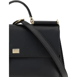 Black Calf Leather Bos Taurus Shoulder Bag