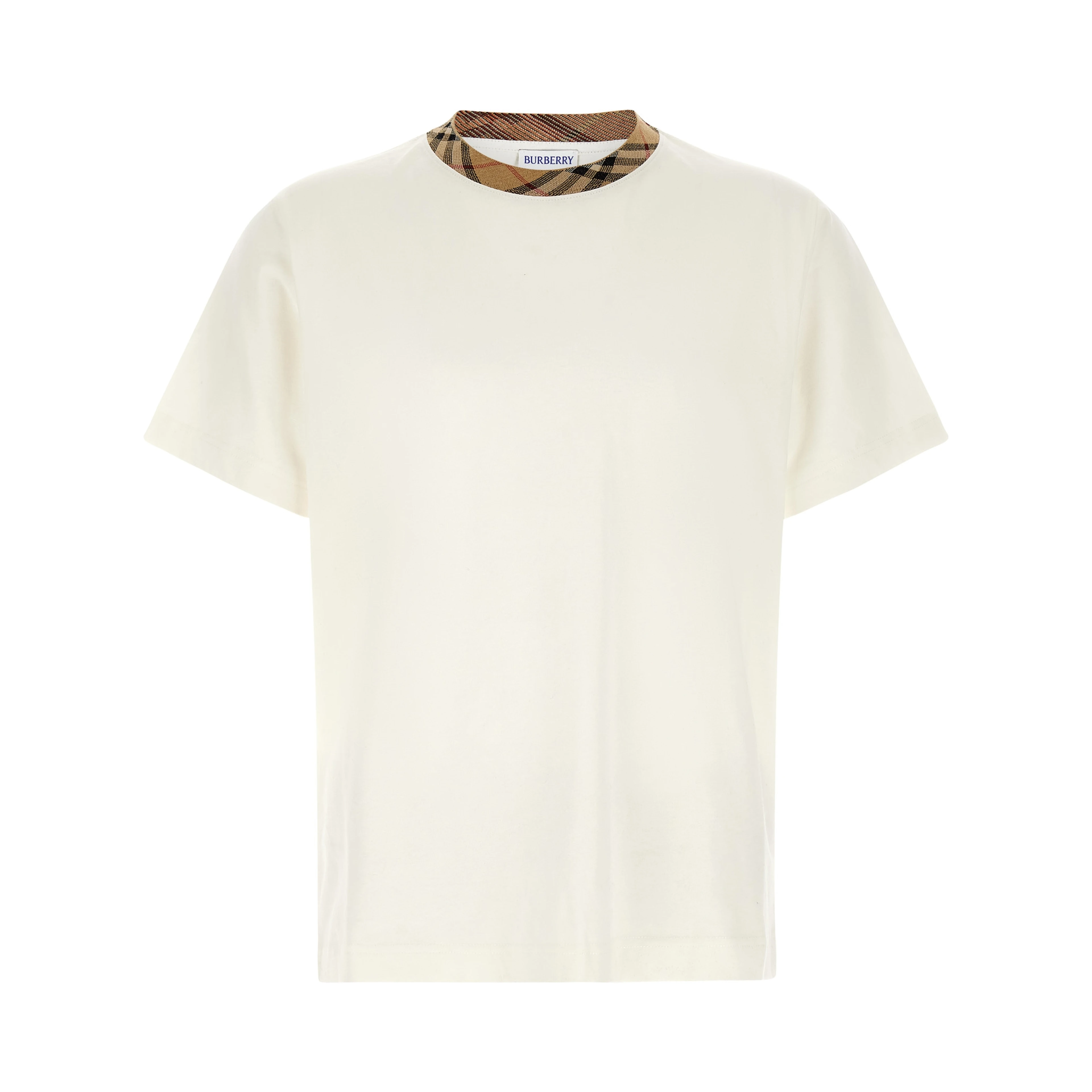 Beige Cotton T-Shirt