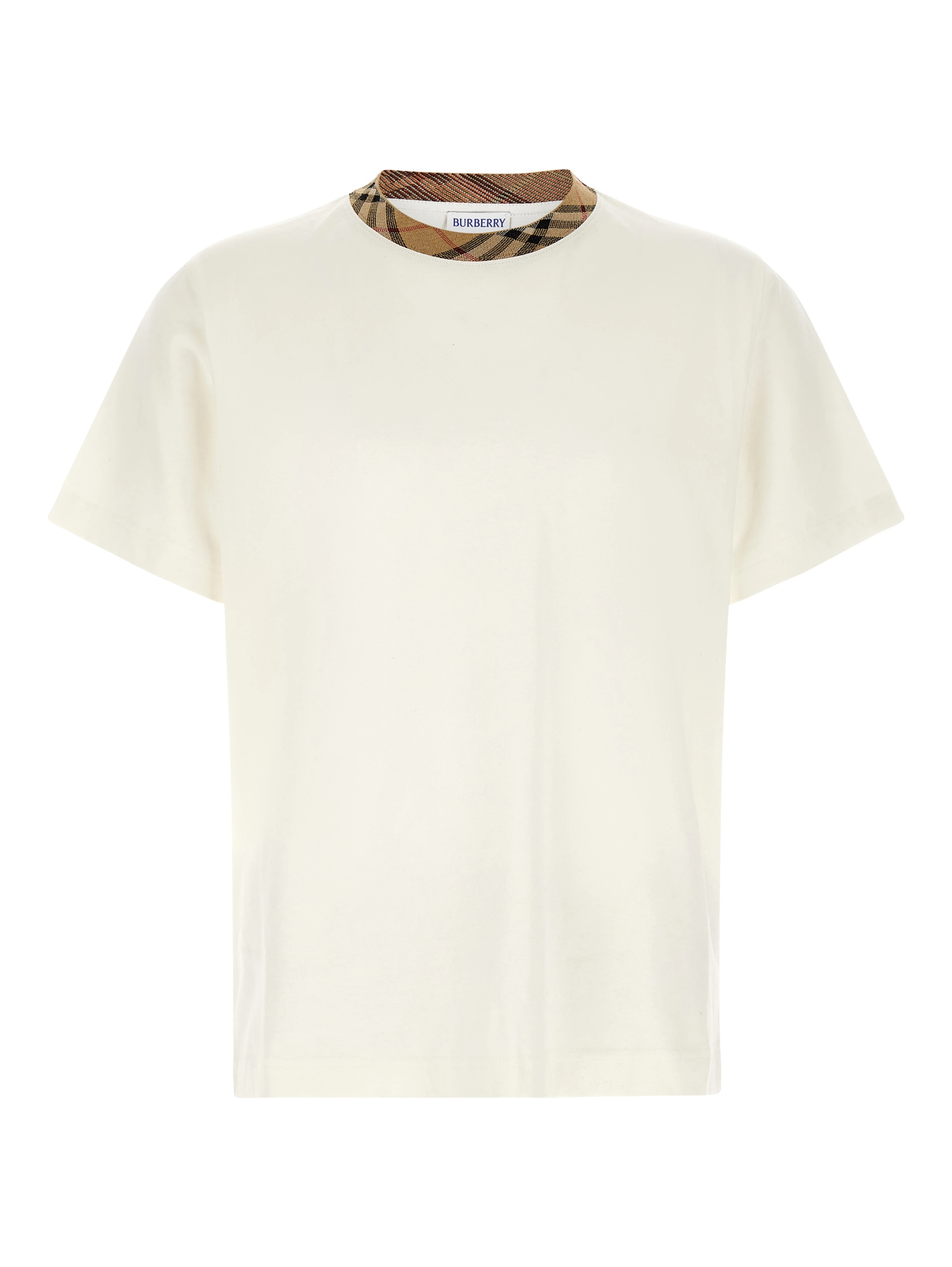 Beige Cotton T-Shirt