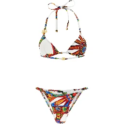 Multicolor Polyamide Bikini