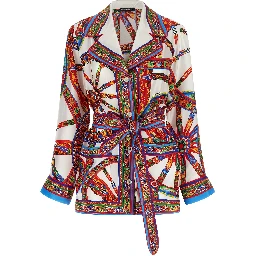 Multicolor Silk Blouse