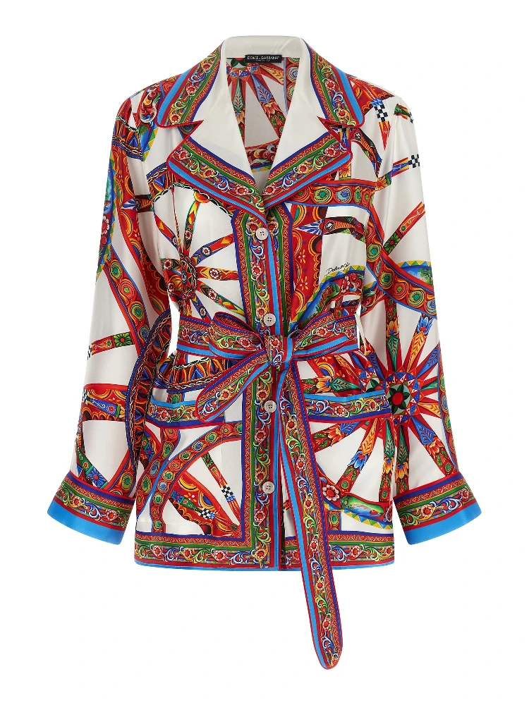 Multicolor Silk Blouse