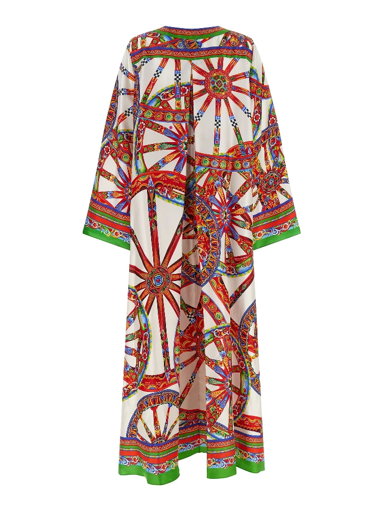 Multicolor Silk Long Dress alternative