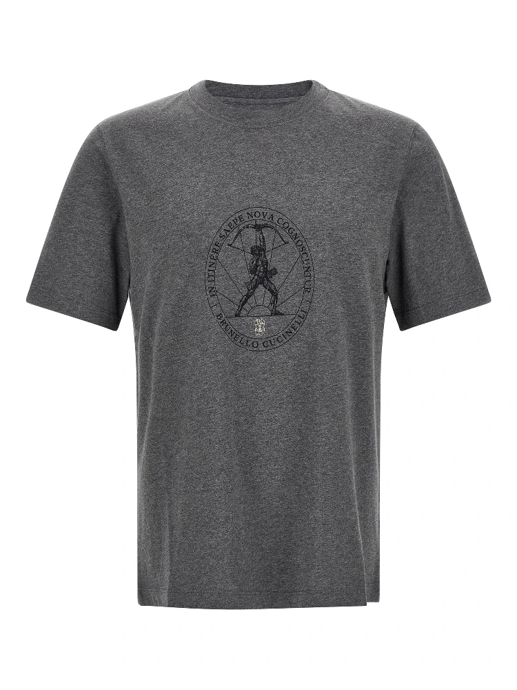 Gray Cotton T-Shirt