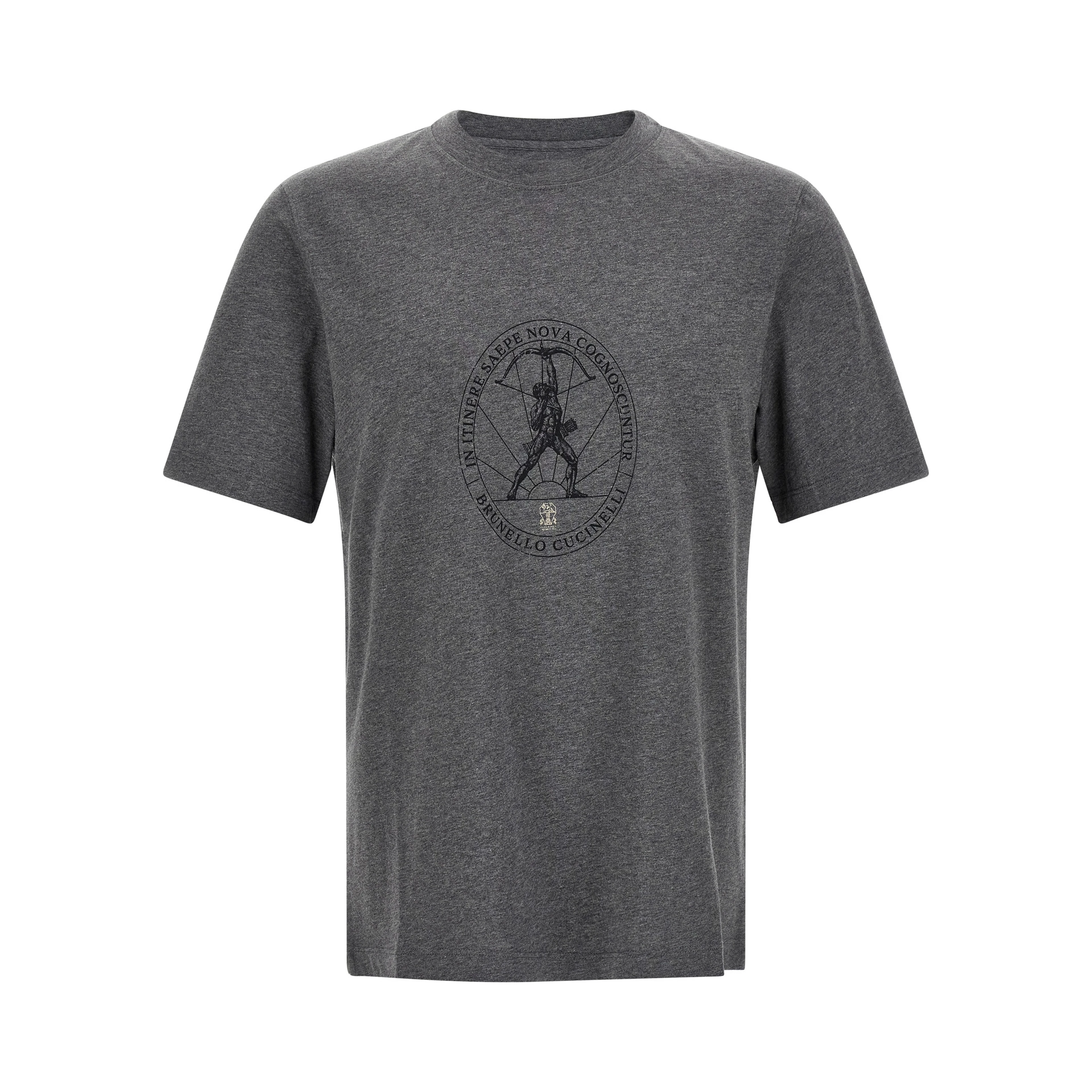 Gray Cotton T-Shirt
