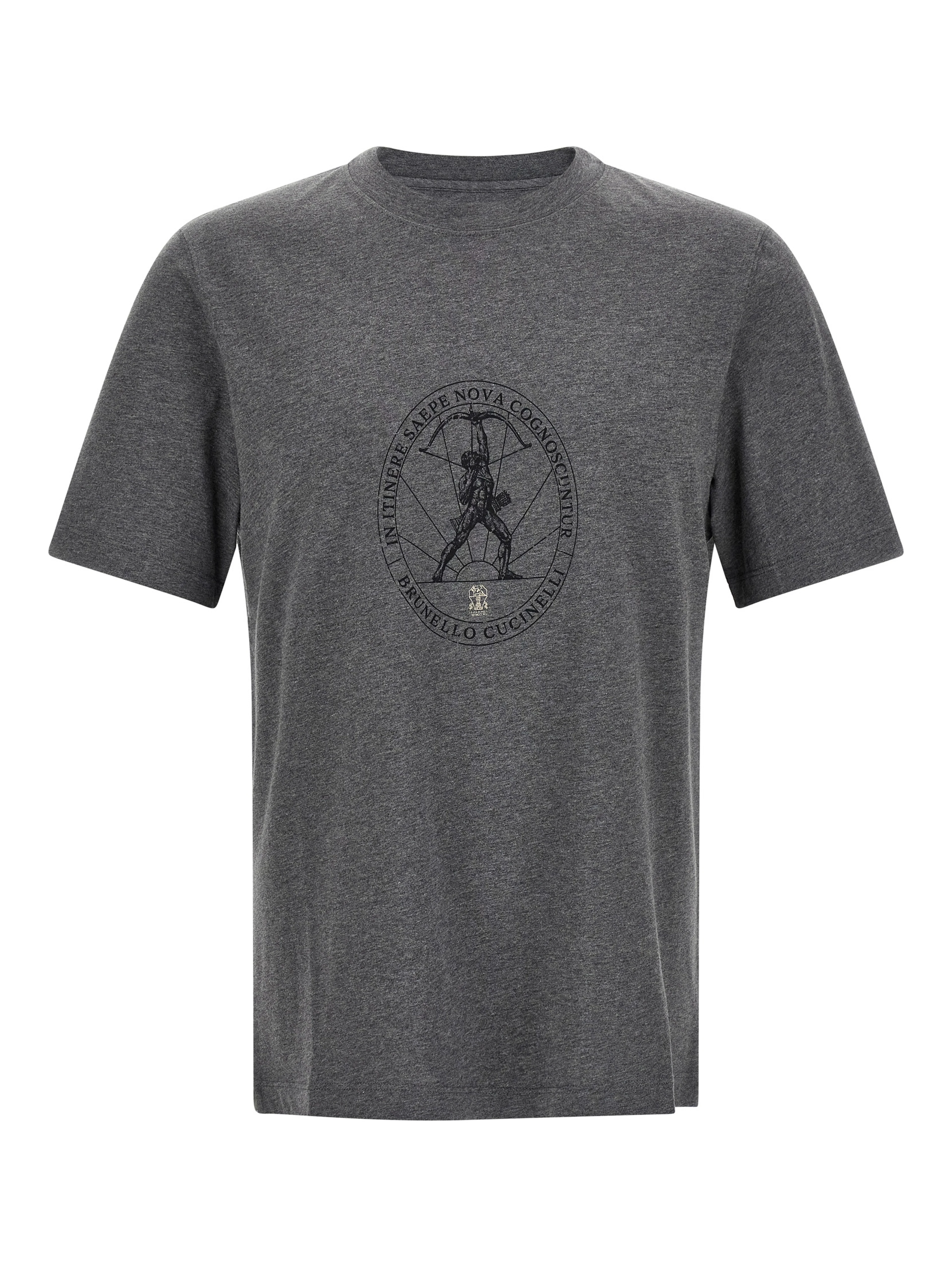 Gray Cotton T-Shirt