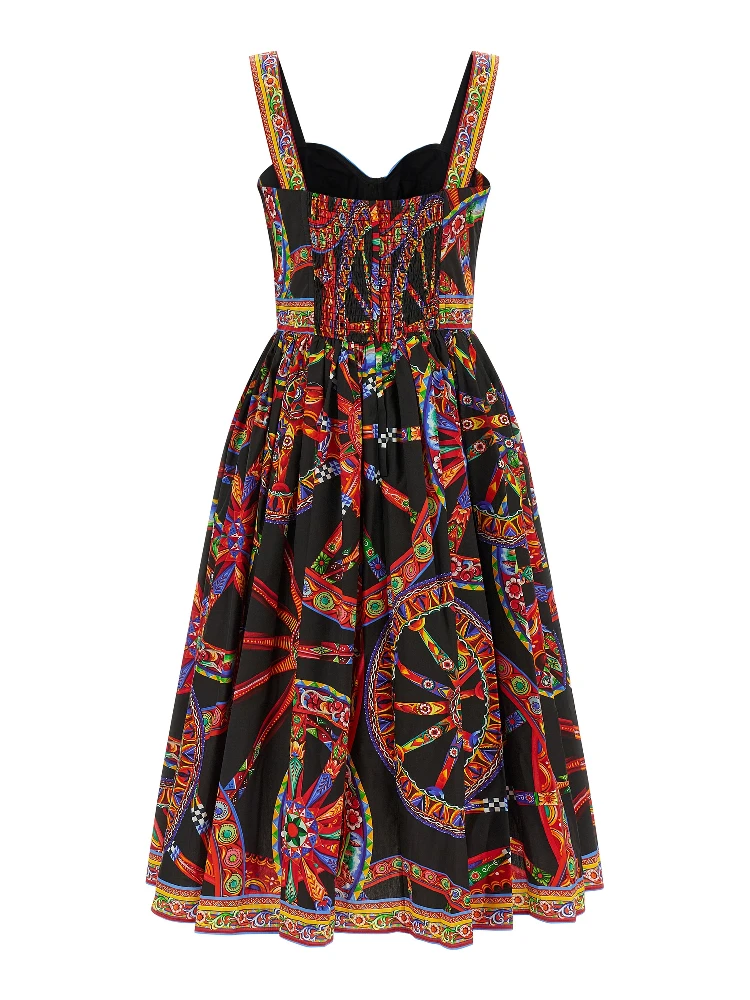 Multicolor Cotton Midi Dress alternative