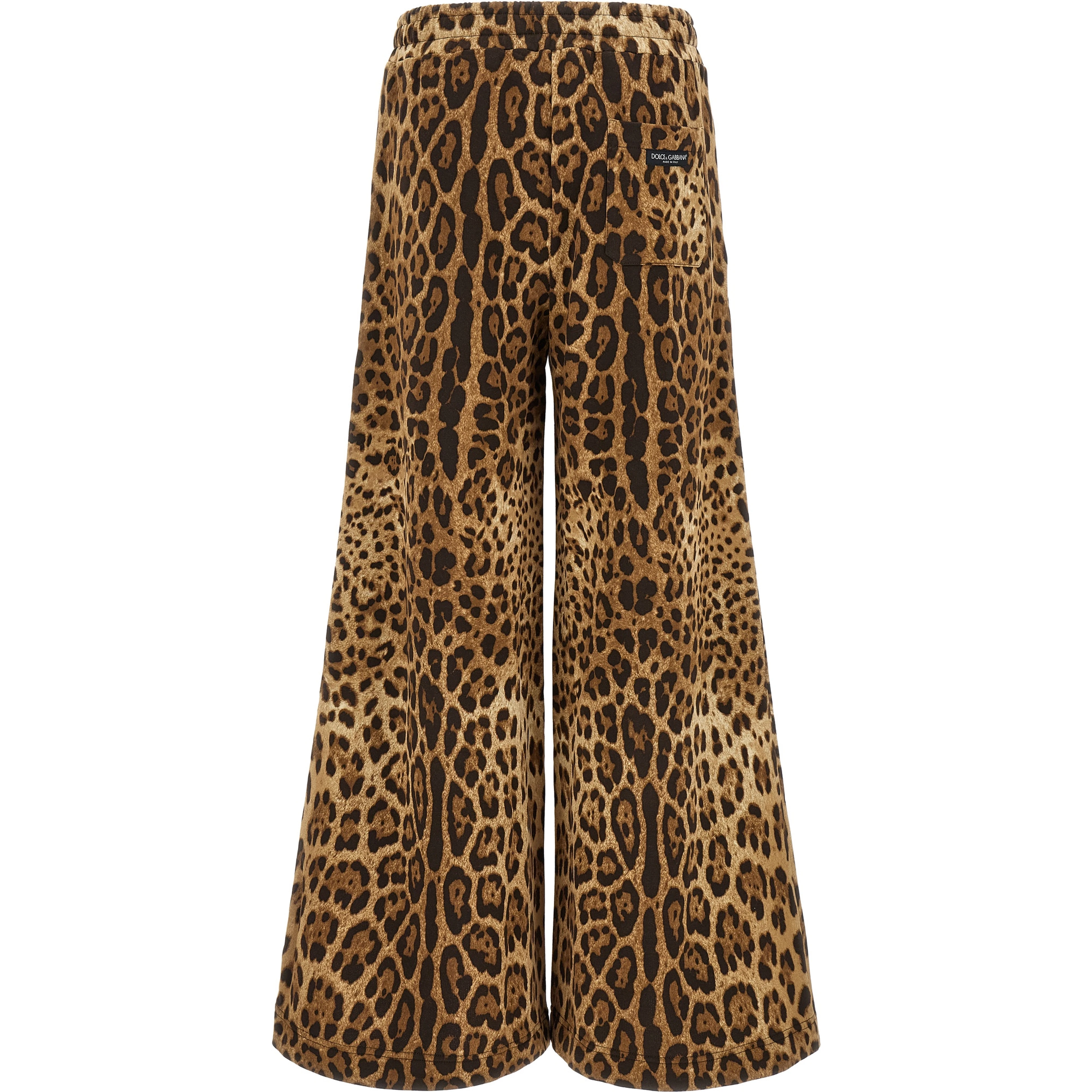 Brown Cotton Casual Pants