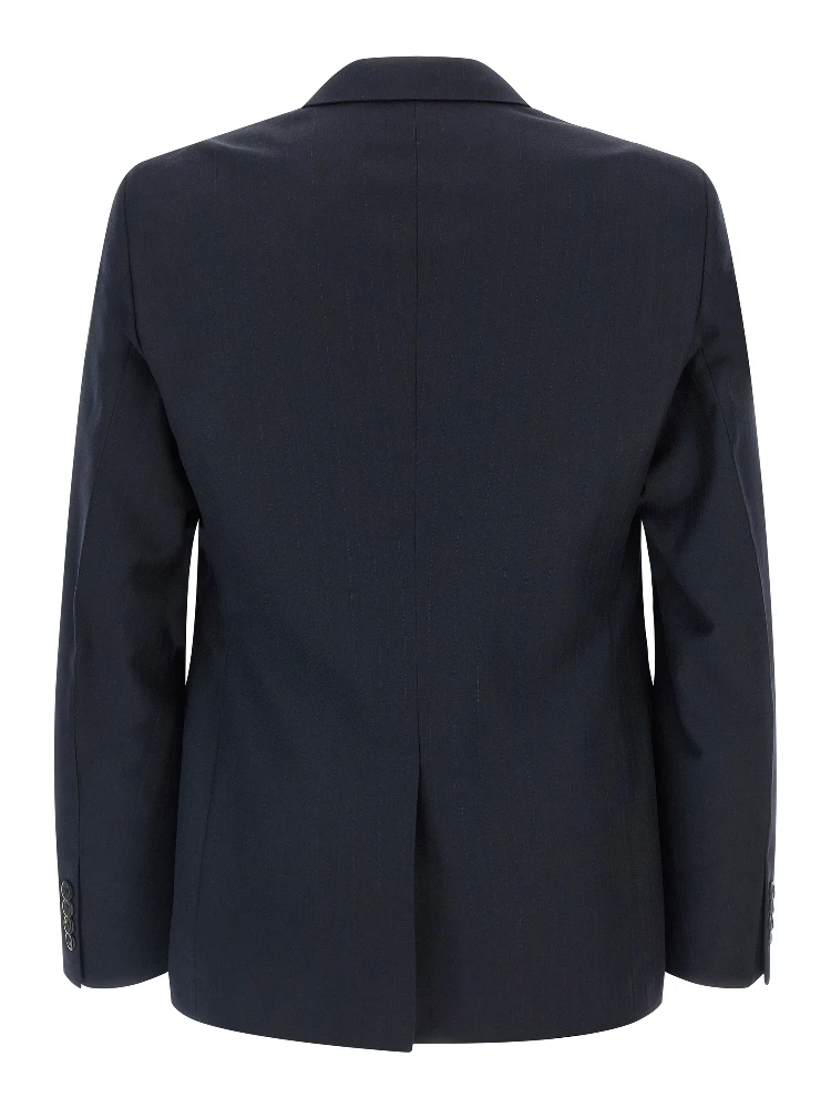 Blue Virgin Wool Two-Piece Suit alternative
