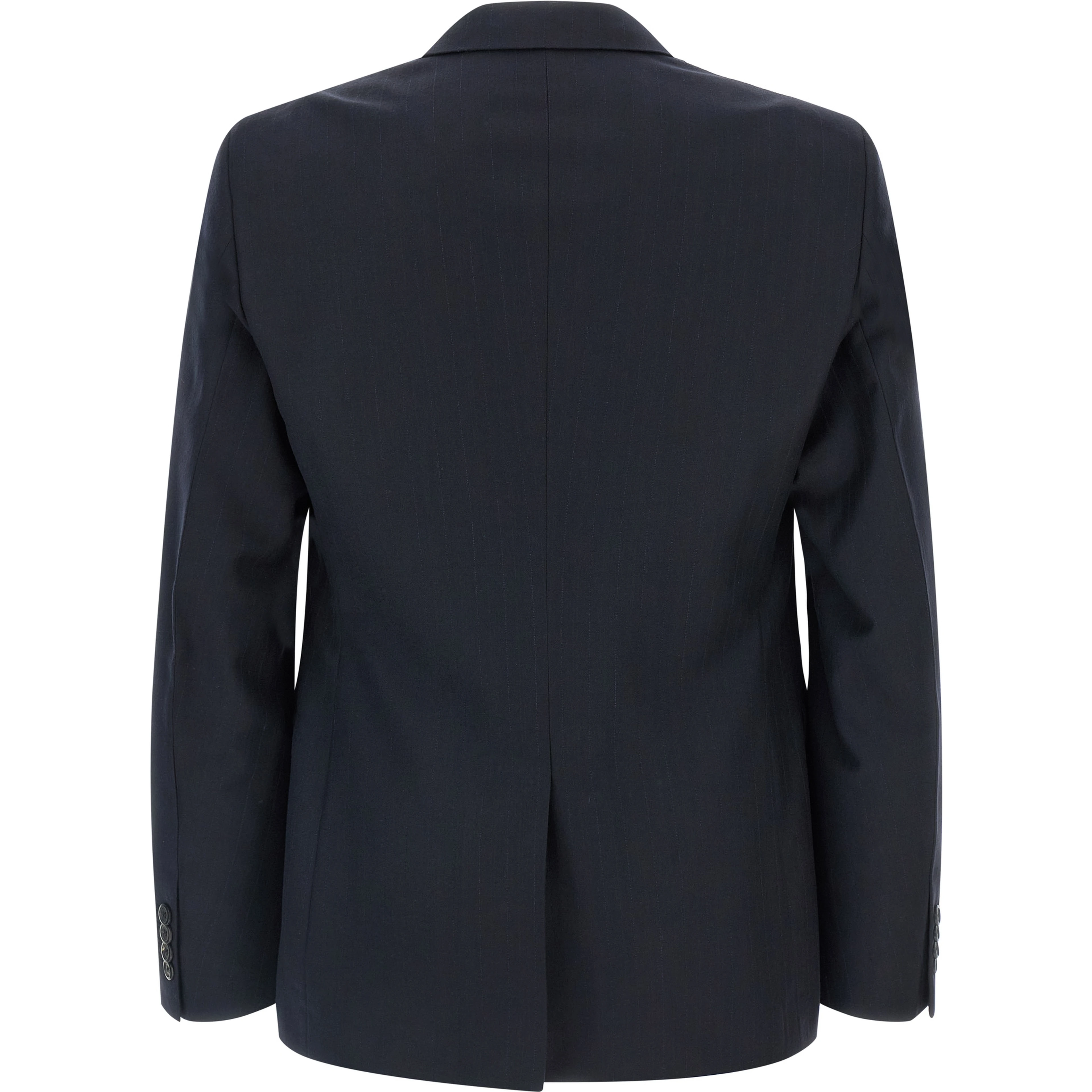 Blue Virgin Wool Two-Piece Suit