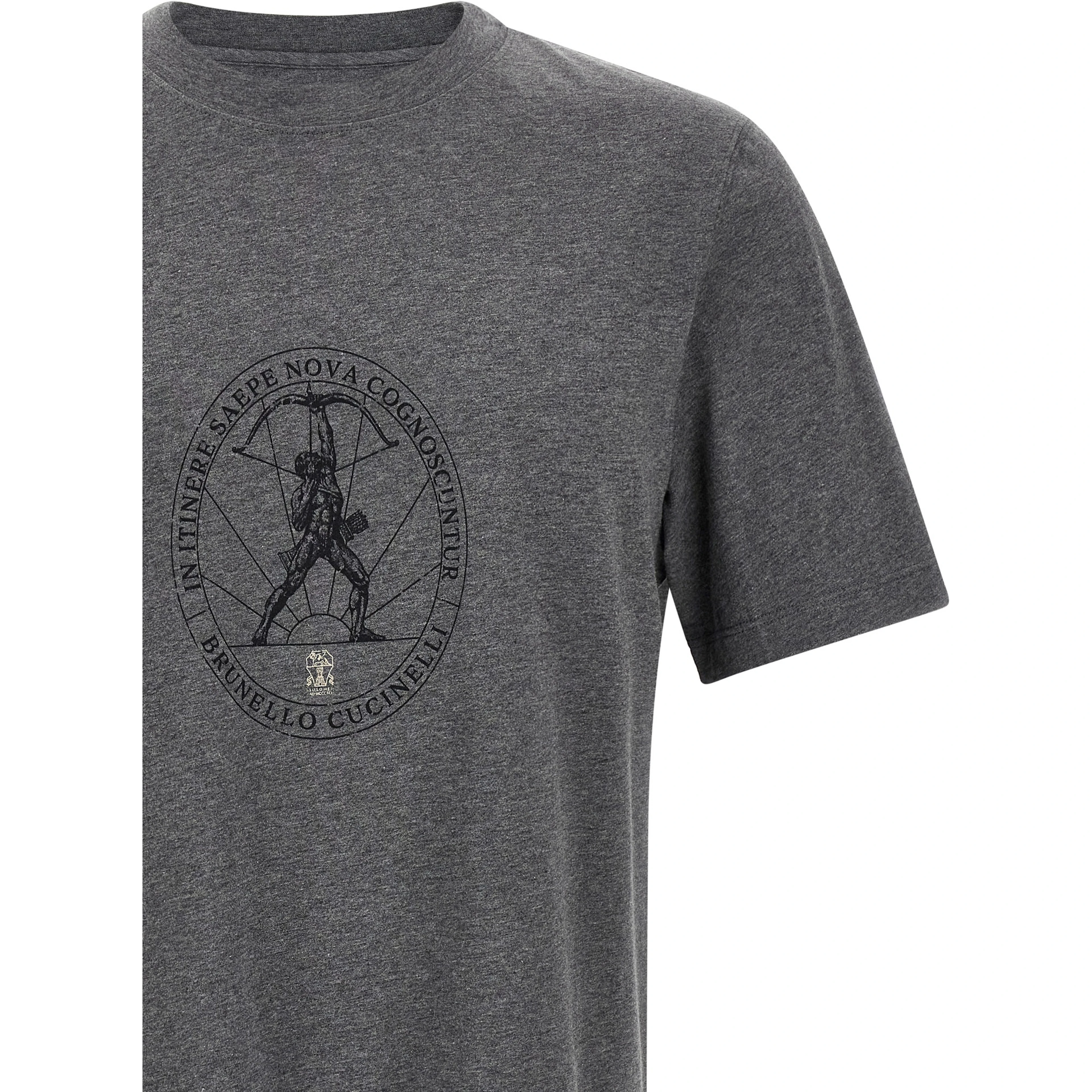 Gray Cotton T-Shirt