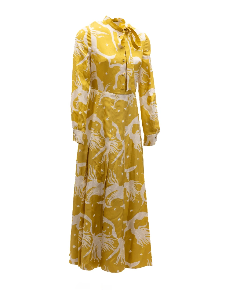 Yellow Silk Dress alternative