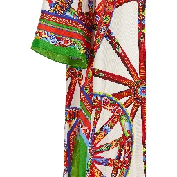 Multicolor Silk Long Dress