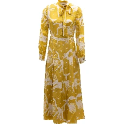 Yellow Silk Dress