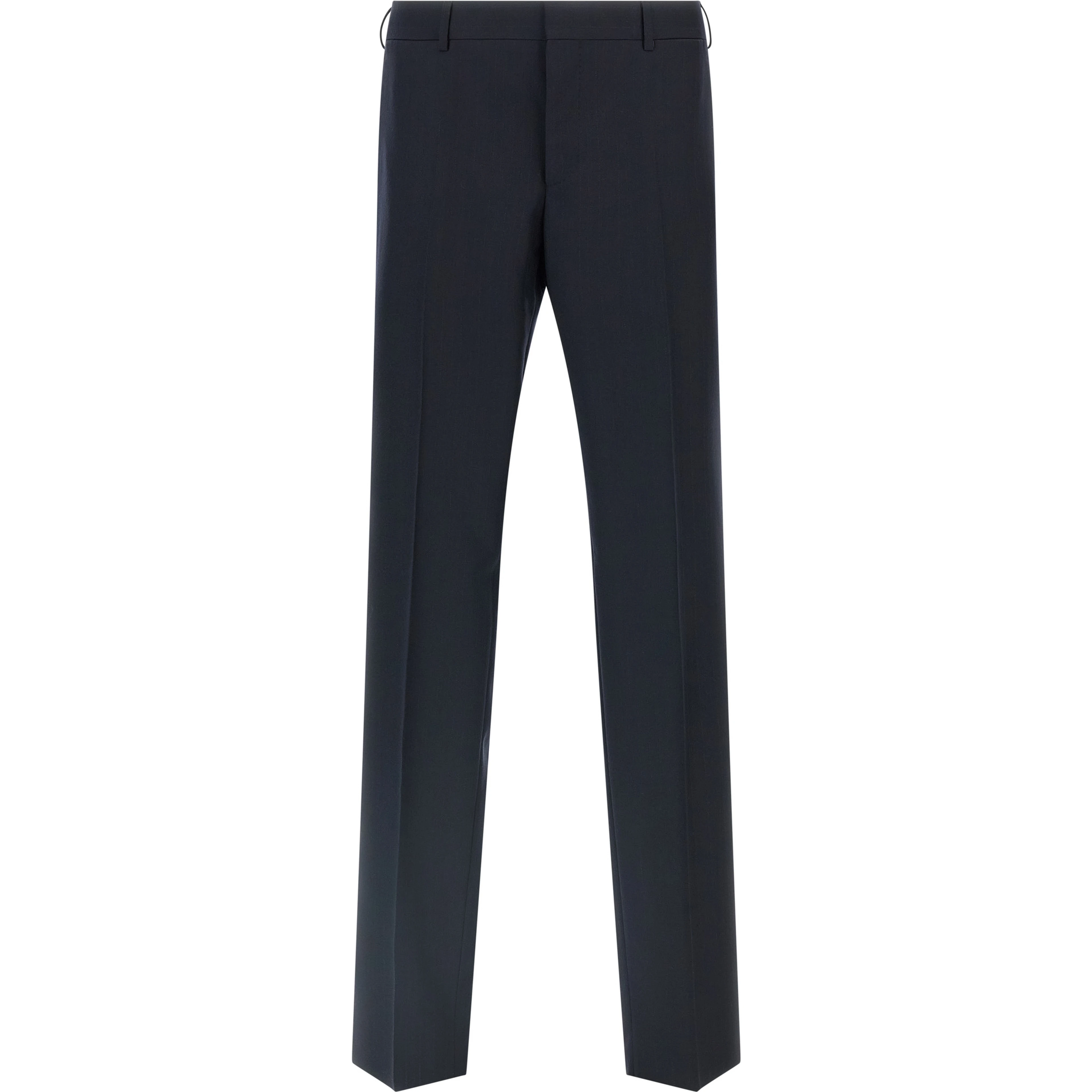 Blue Virgin Wool Two-Piece Suit