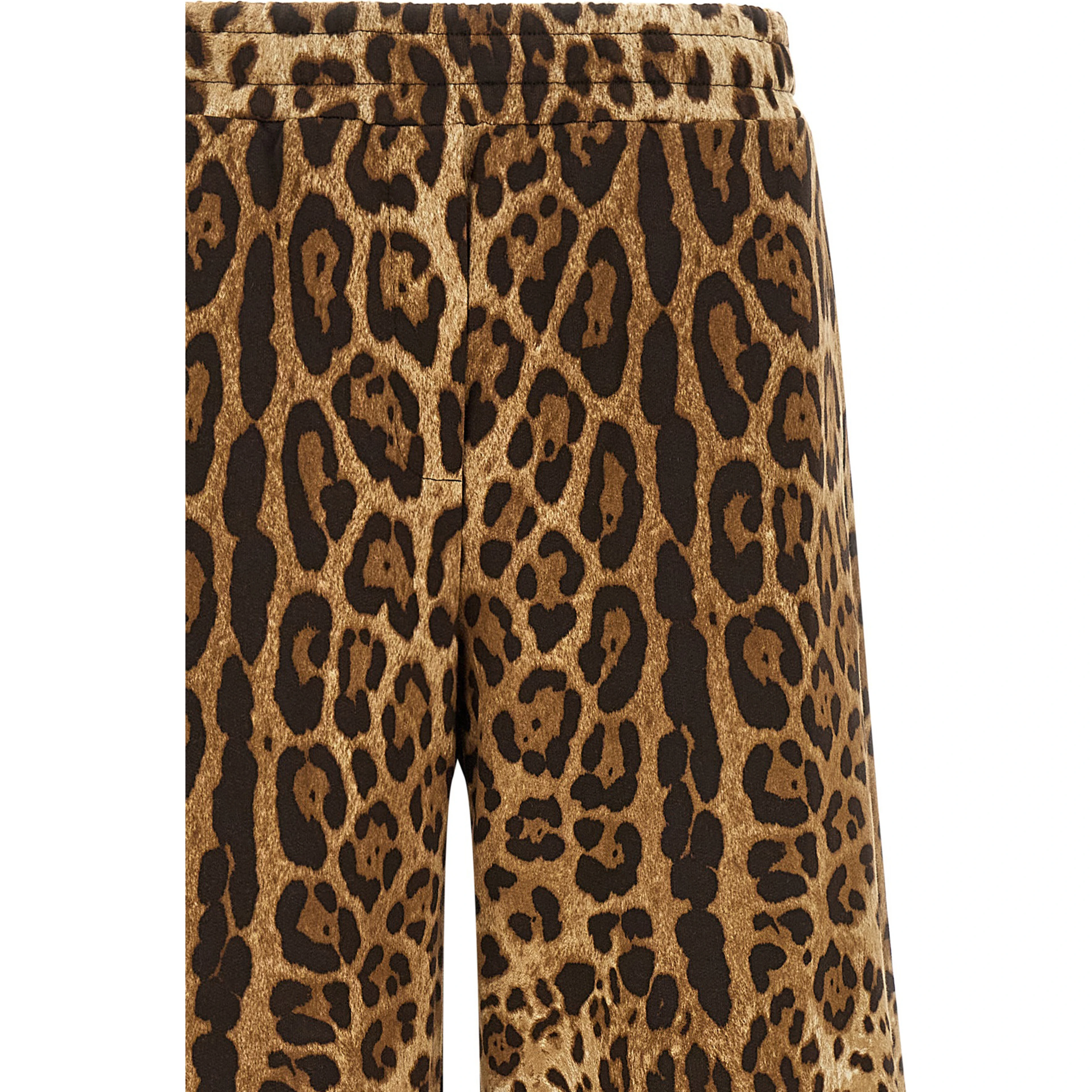 Brown Cotton Casual Pants
