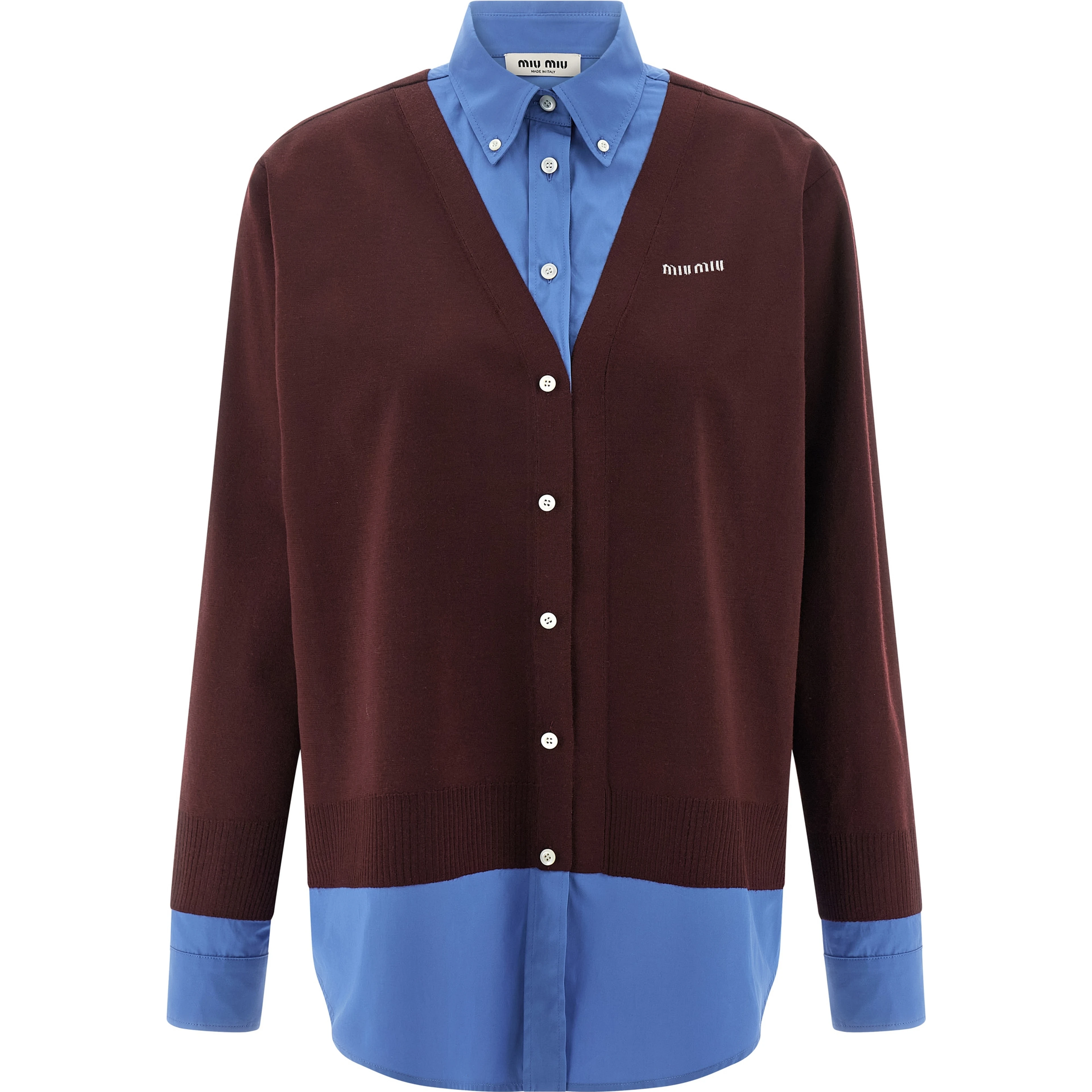 Multicolor Virgin Wool Blouse