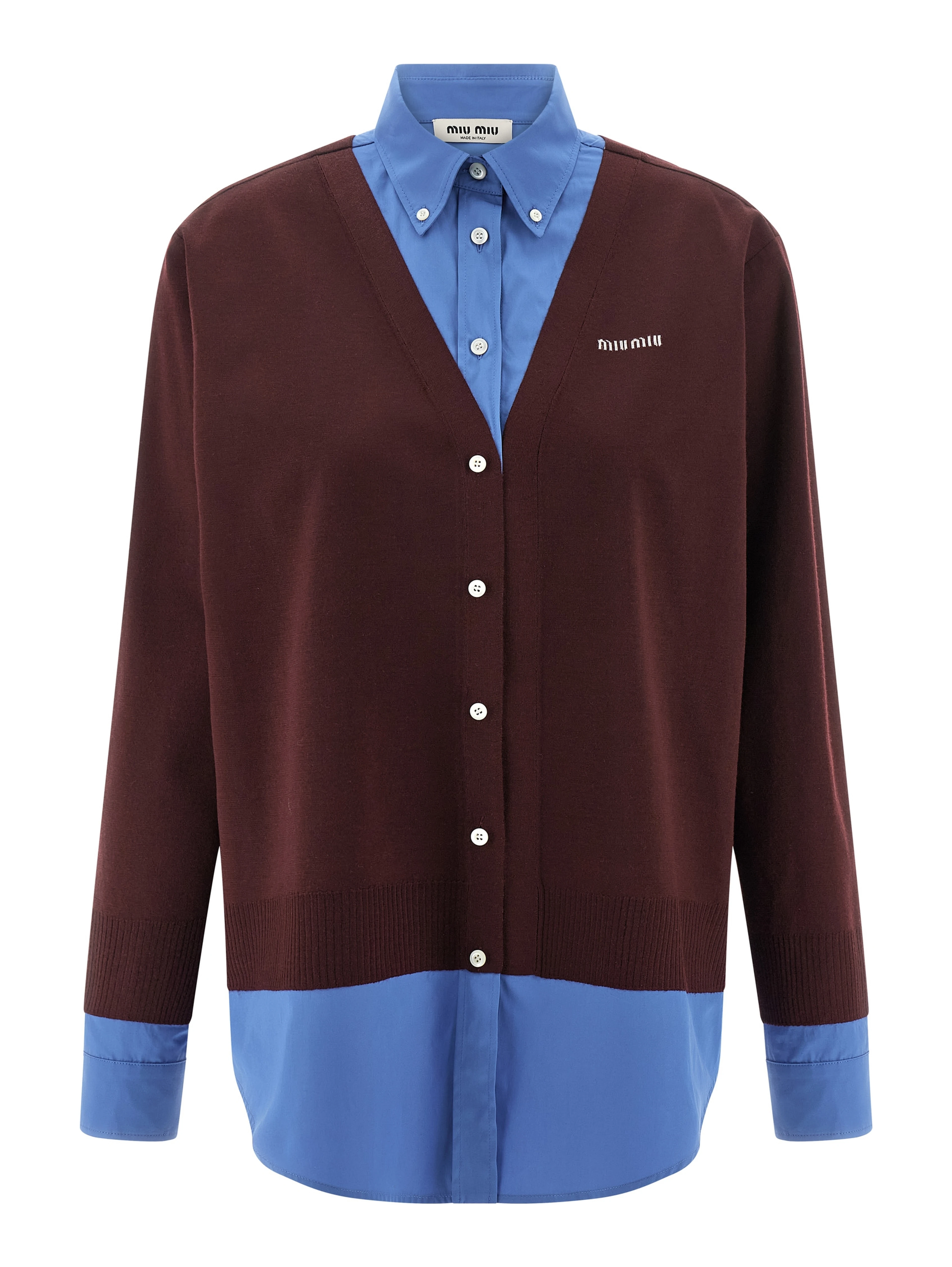 Multicolor Virgin Wool Blouse
