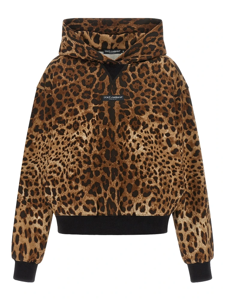Brown Cotton Hoodie