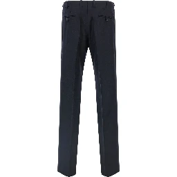 Blue Virgin Wool Two-Piece Suit