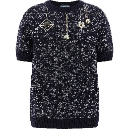 Multicolor Virgin Wool Cardigan
