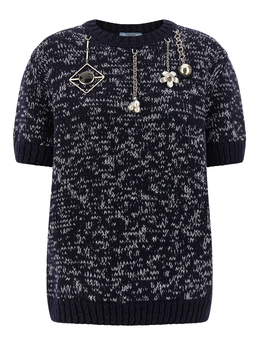 Multicolor Virgin Wool Cardigan