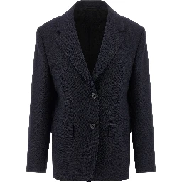 Blue Virgin Wool Blazer