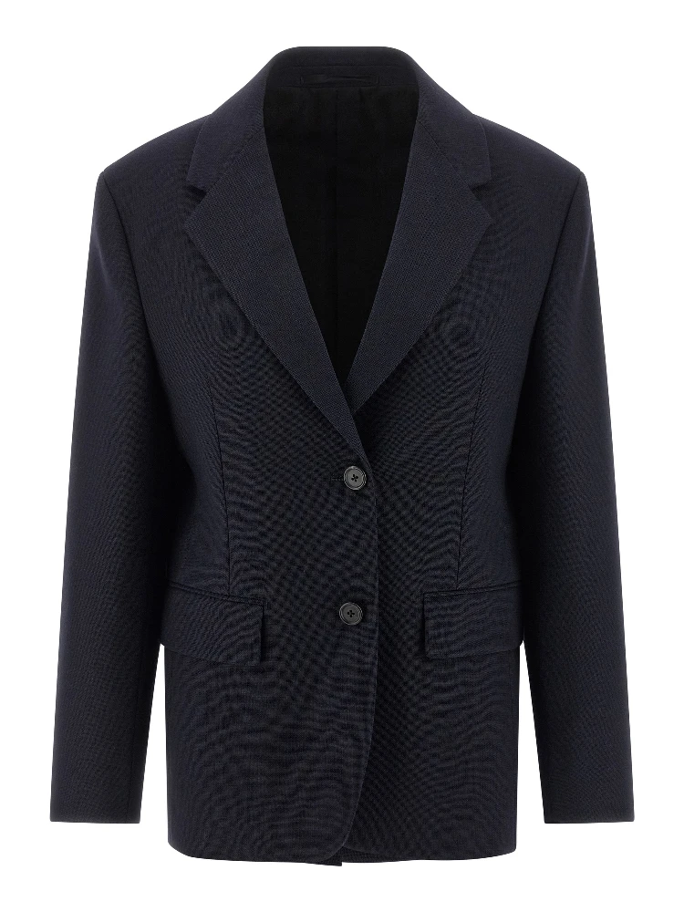 Blue Virgin Wool Blazer