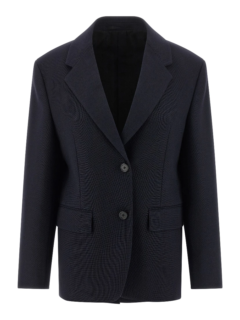 Blue Virgin Wool Blazer