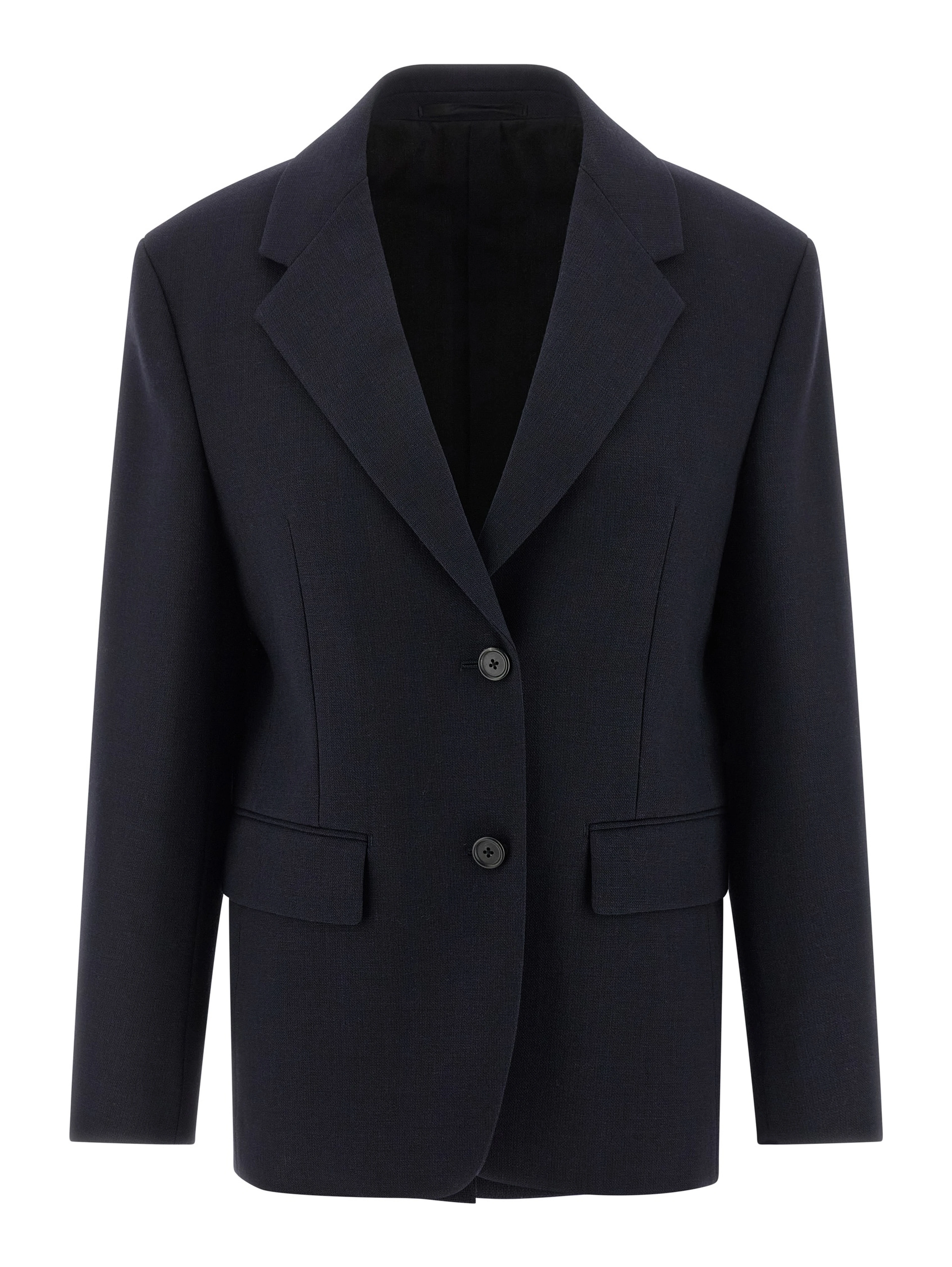 Blue Virgin Wool Blazer