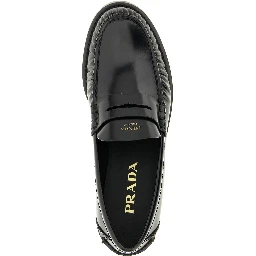 Black Calfskin Slip-On Loafers