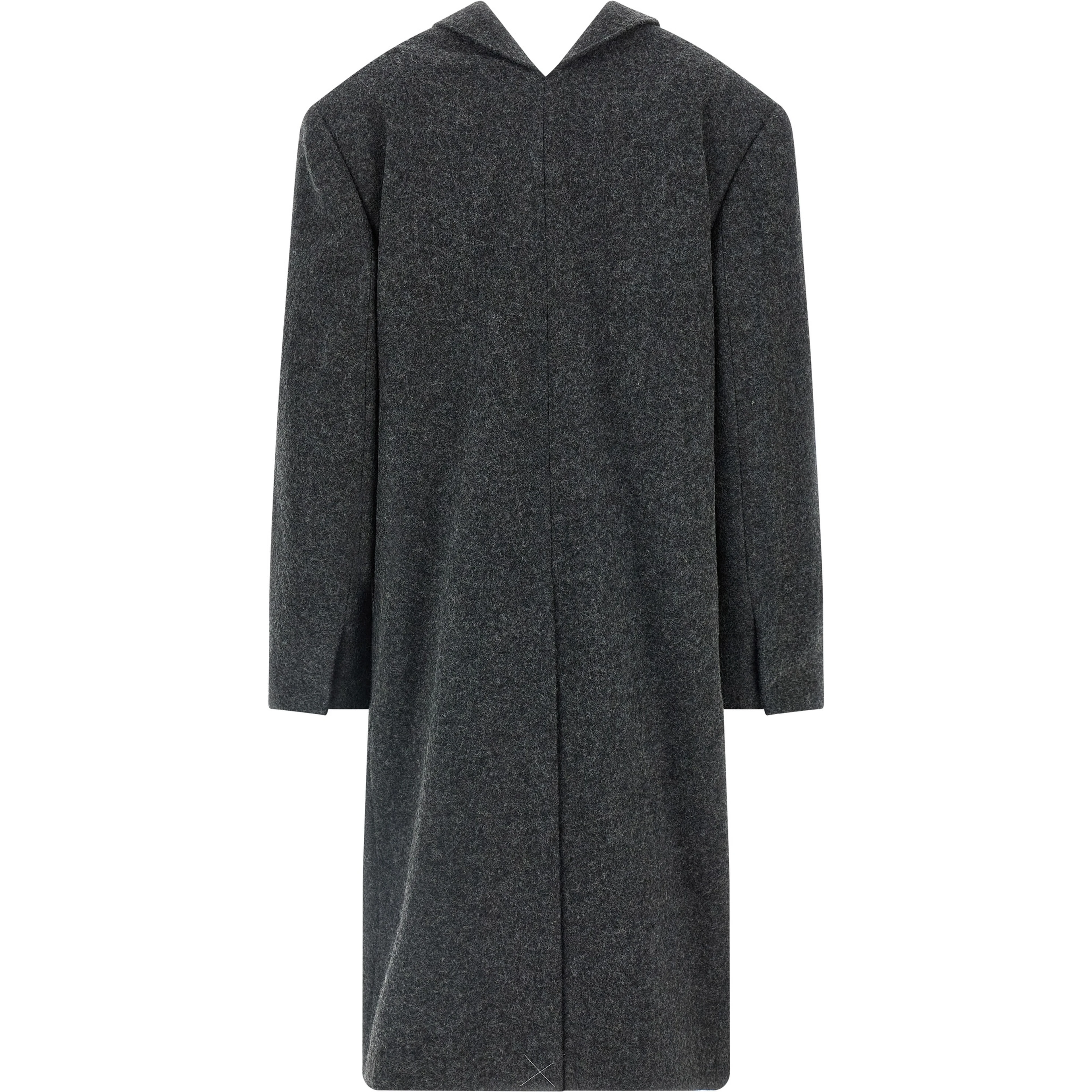 Gray Virgin Wool Coat
