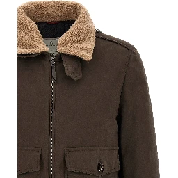 Brown Cotton Bomber