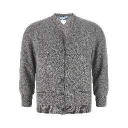 Gray Cashmere Cardigan