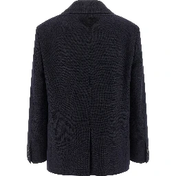 Blue Virgin Wool Blazer