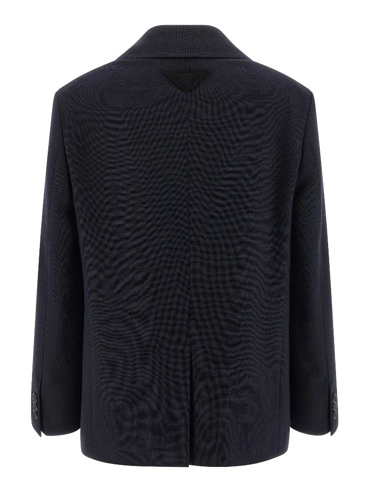 Blue Virgin Wool Blazer alternative