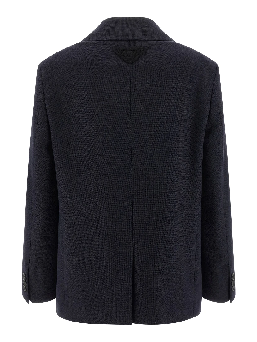 Blue Virgin Wool Blazer