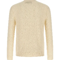 White Wool Cardigan
