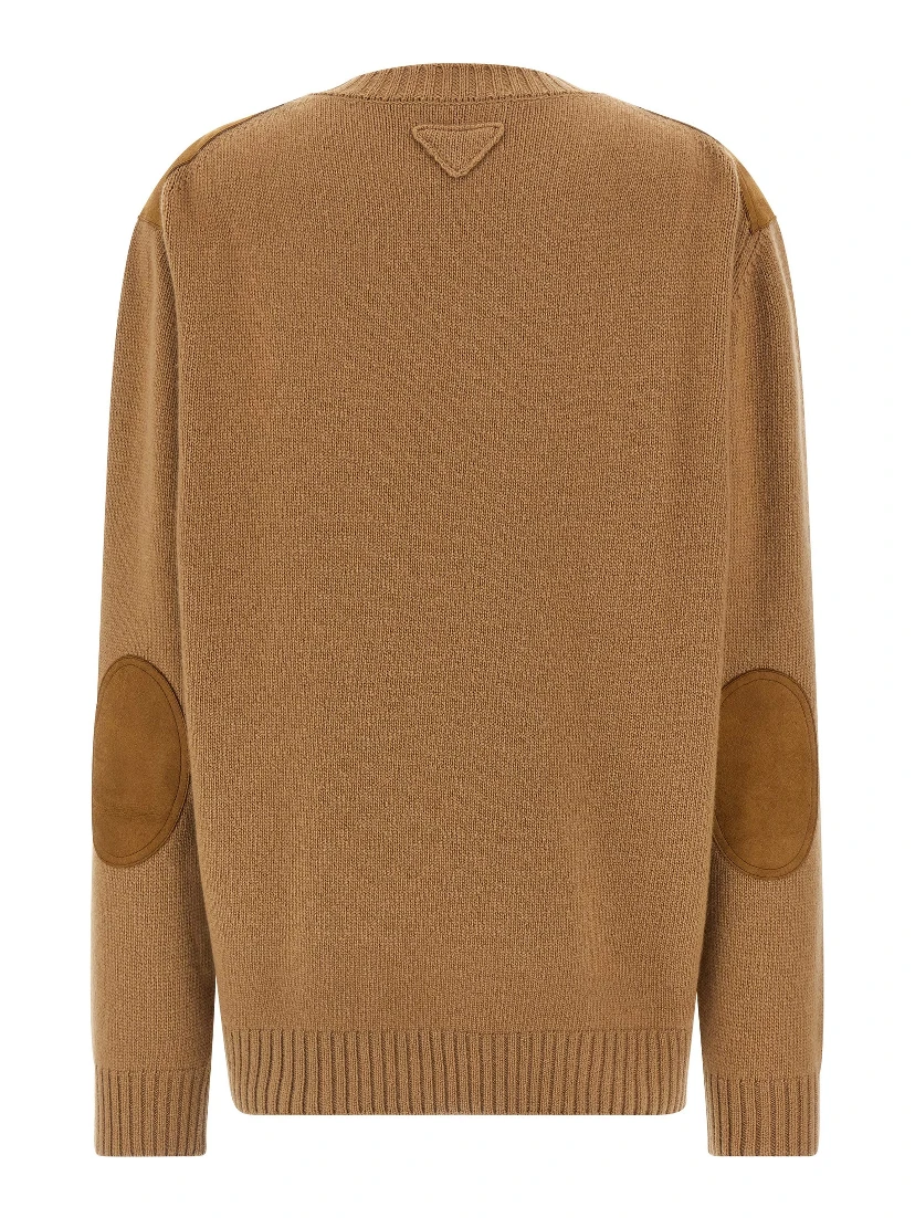 Brown Virgin Wool Cardigan