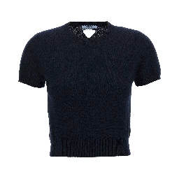 Blue Cashmere Cardigan