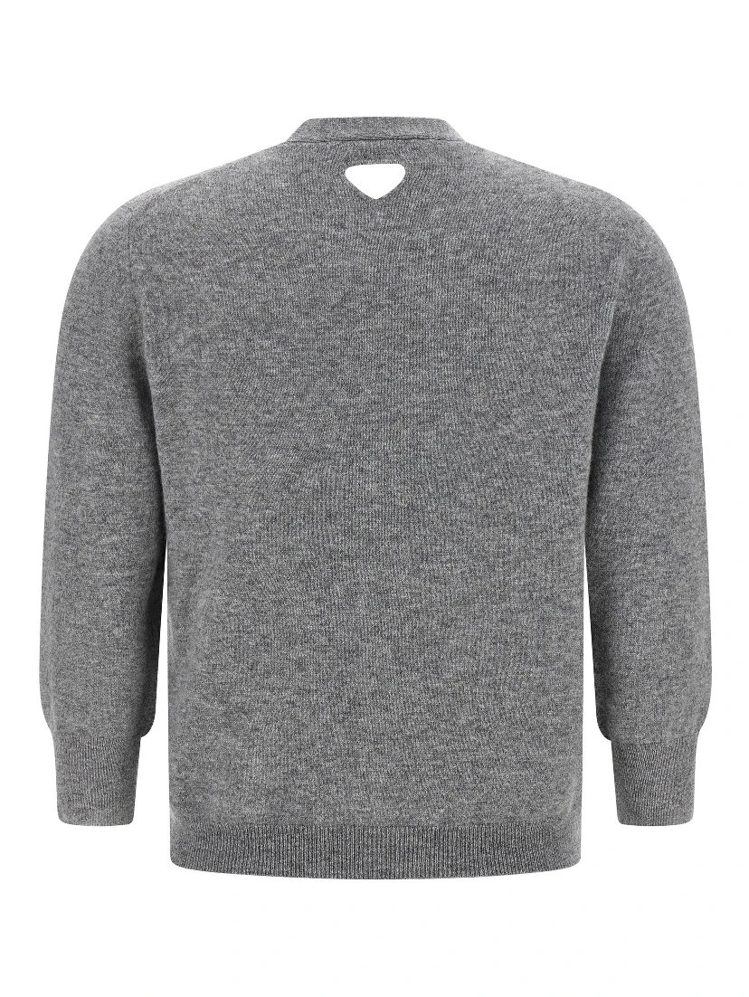 Gray Cashmere Cardigan