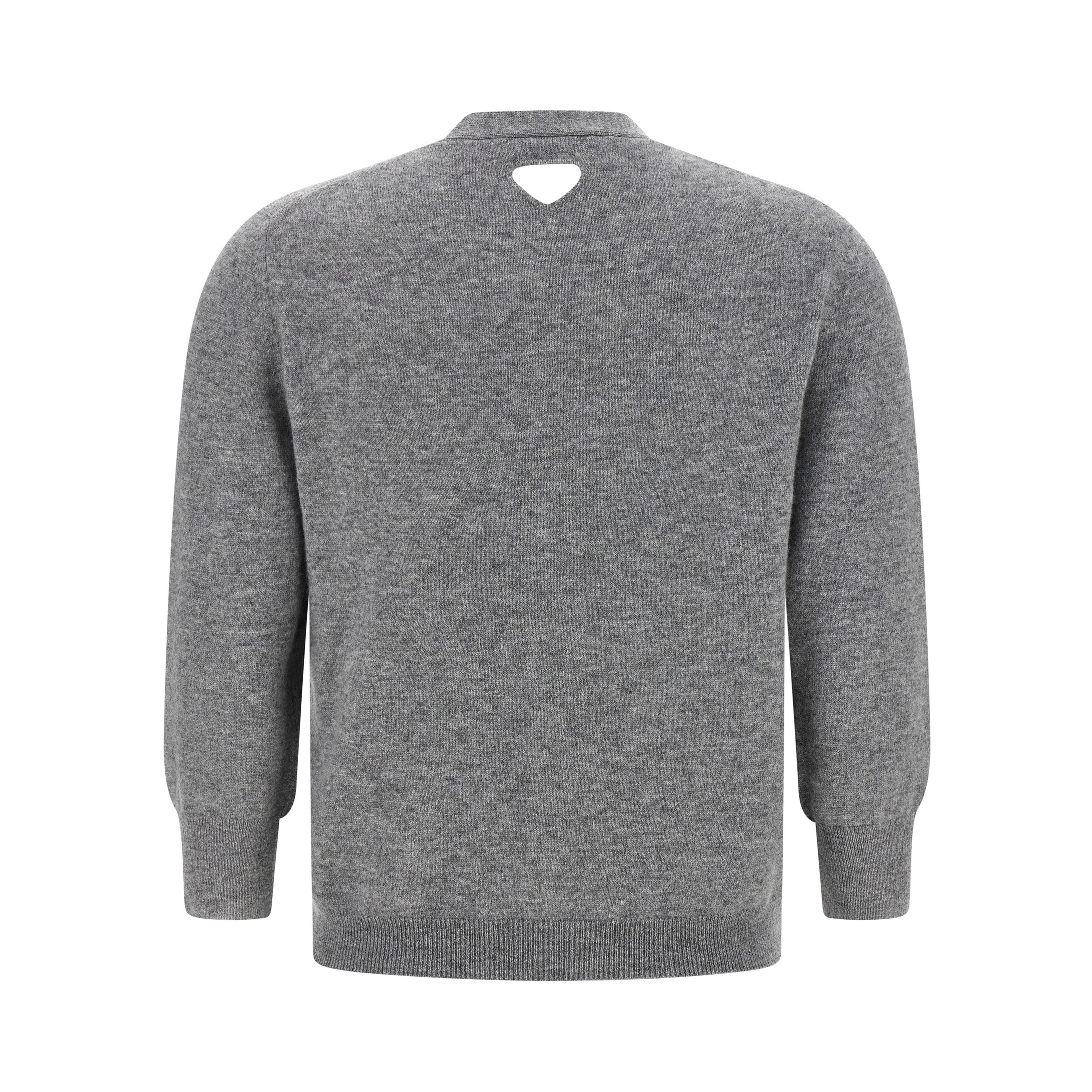 Gray Cashmere Cardigan