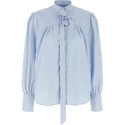 Blue Cotton Blouse
